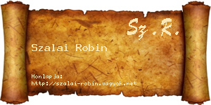 Szalai Robin névjegykártya